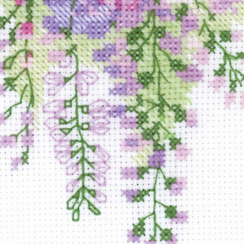 Wisteria cross stitch kit by RIOLIS Ref. no.: 1672