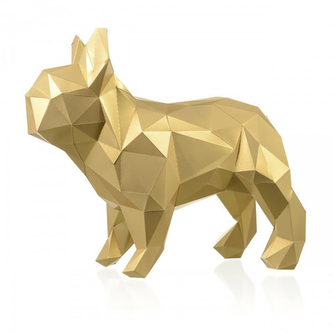 Wizardi 3D Papercraft Kit Bulldog PP-2BMA-GLD