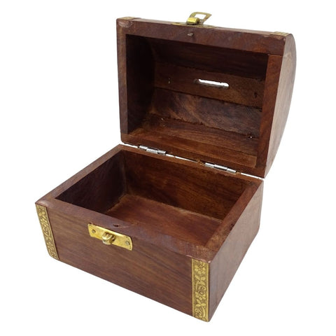 Wooden moneybox - Treasure Chest - SE17