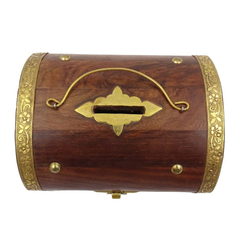 Wooden moneybox - Treasure Chest - SE17