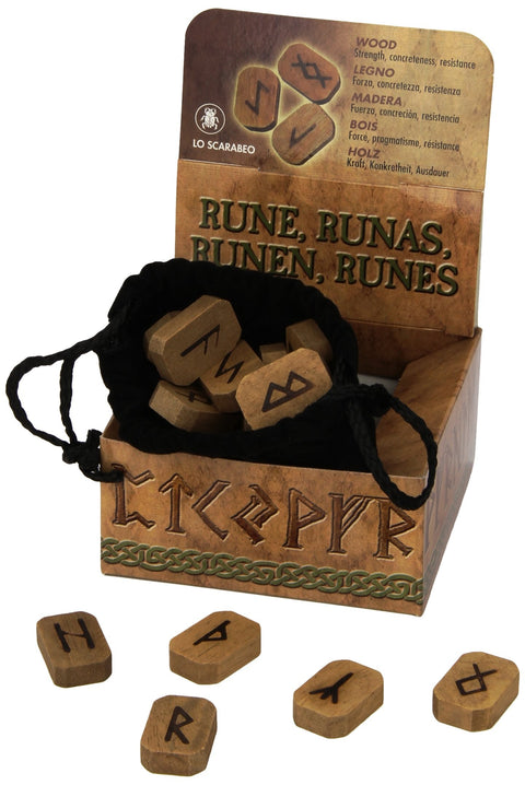 Wooden Runes Lo Scarabeo