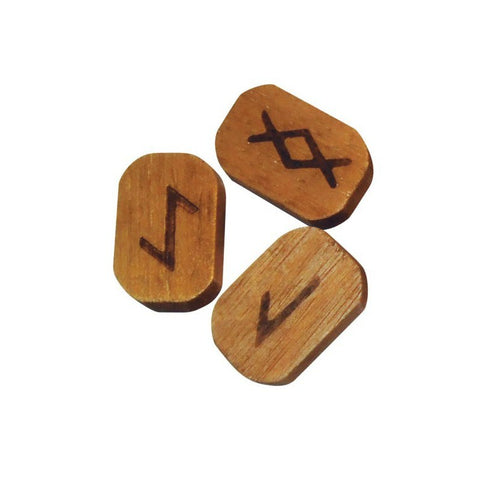 Wooden Runes Lo Scarabeo