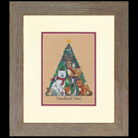 Woodland Cheer  (12.7 x 17.78 cm) - Cross Stitch Kit by DIMENSIONS