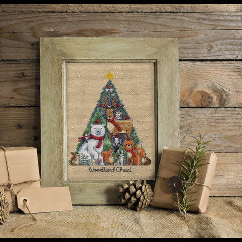 Woodland Cheer  (12.7 x 17.78 cm) - Cross Stitch Kit by DIMENSIONS