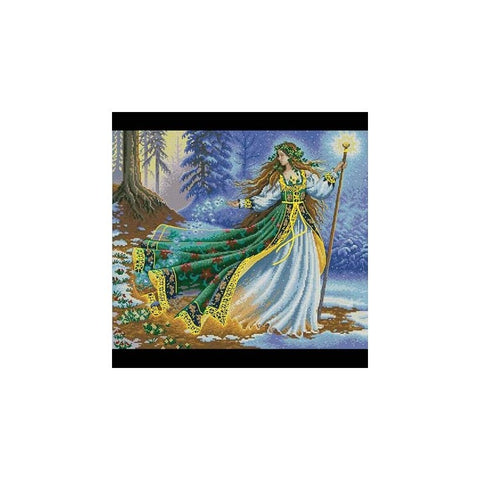 Woodland Entrantress (36 x 30 cm) - Cross Stitch Kit by DIMENSIONS