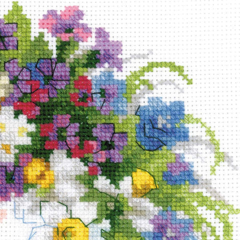 Wreath with Bird Cherry - Cross Stitch Kit from RIOLIS Ref. no.:1536