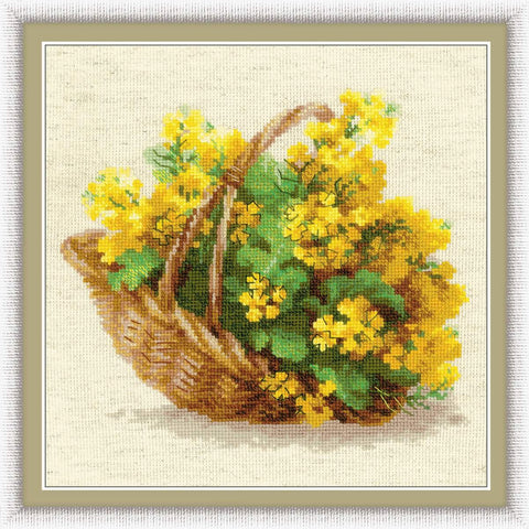 Yellow Rapeseed - Cross Stitch Kit from RIOLIS Ref. no.:1502