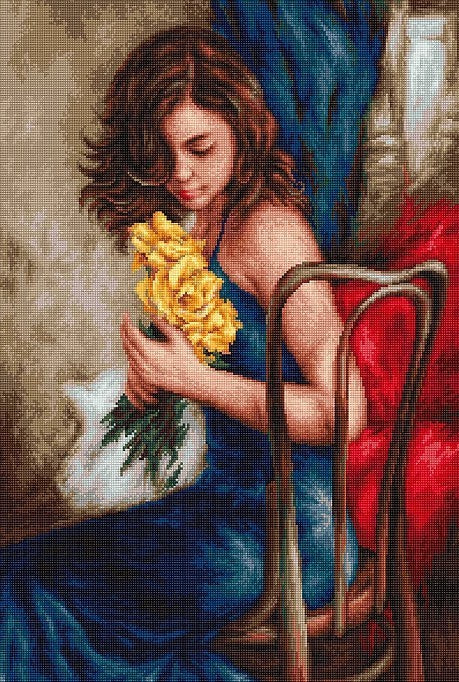 Yellow Roses SB532 - Cross Stitch Kit