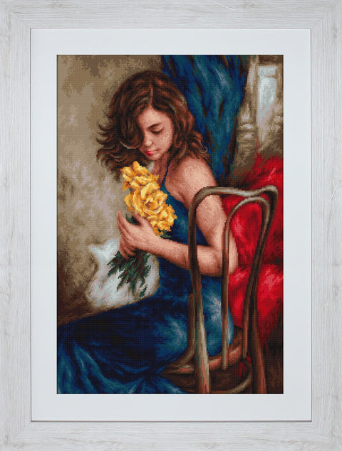 Yellow roses SG532 - Cross Stitch Kit by Luca-s