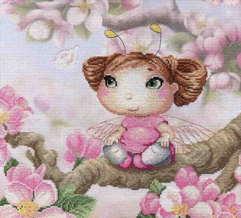 Yoga Fairy SRK-485 cross stitch kit by MP Studio