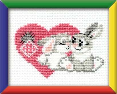 You are my sweetheart - Cross Stitch Kit from RIOLIS Ref. no.:HB016