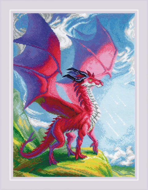 Your Mighty Dragon. Cross Stitch kit by RIOLIS Ref. no.: 2127