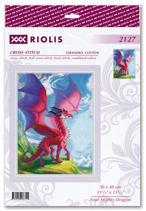 Your Mighty Dragon. Cross Stitch kit by RIOLIS Ref. no.: 2127