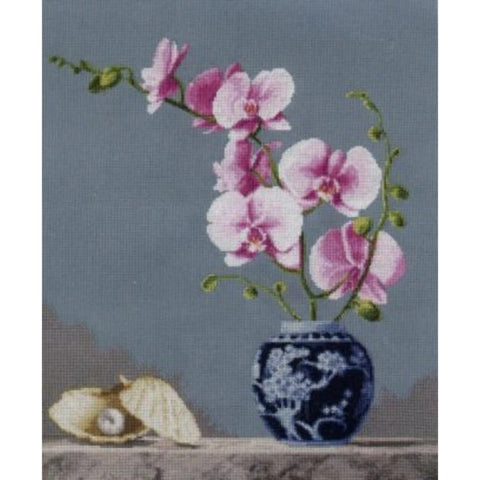 SZH024 Rose orchid Cross Stitch Kit from Golden Fleece