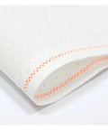 Zweigart Lugana 25 Count Evenweave Embroidery Fabric, White, 70 x 100 cm
