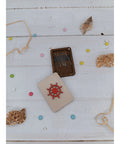 Wooden needle case