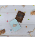 Wooden needle case