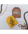 Wooden needle case