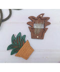 Wooden needle case